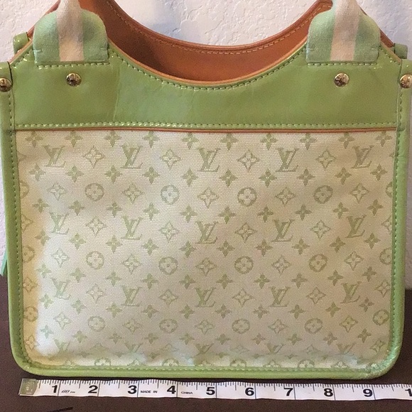 Louis Vuitton Green Kathleen Mini Lin Sac - Picture 11 of 16